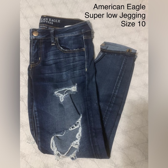 American eagle jeans/jeggings size 10-12 - Picture 9 of 9